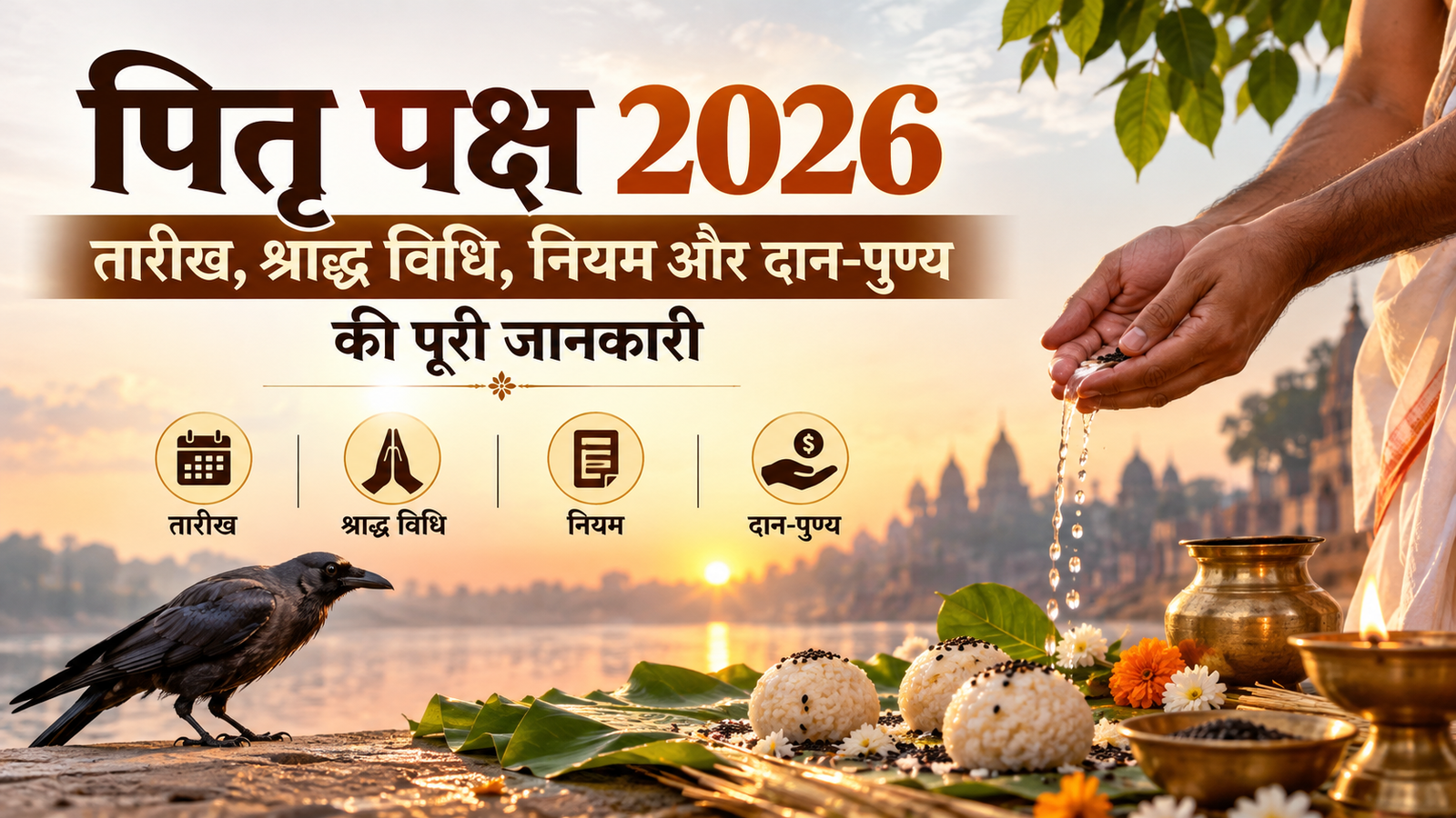 पितृ पक्ष 2026 श्राद्ध पूजा और पितरों का तर्पण