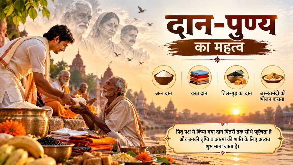 पितृ पक्ष में दान-पुण्य और अन्न दान का महत्व