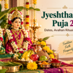 Jyeshtha Gauri Puja 2026 celebration with traditional Gauri idols at home